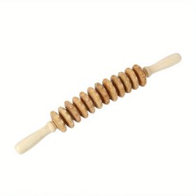 Relieve Cellulite and Muscle Tension with this Handheld Wood Therapy Roller Massage Tool! Relieve Cellulite and Muscle Tension with this Handheld Wood Therapy Roller Massage Tool!