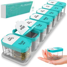 Extra Large Weekly Pill Organizer XL Daily Pill Box 7 Day Am Pm Pill Case Extra Large Weekly Pill Organizer XL Daily Pill Box 7 Day Am Pm Pill Case